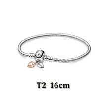 Load image into Gallery viewer, Sterling Silver Bracelet Round Hanging Beads +
