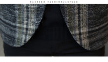 Load image into Gallery viewer, Slim Fit Men&#39;s Plaid Blazer Fashion Casual Jacket +
