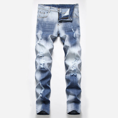 Men's Jeans Denim Pants for Men Trendy Young Men Pants +