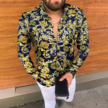 Load image into Gallery viewer, Men&#39;s Plus Size 3D Print Long Sleeve Club Shirt Casual Light Trendy Shirt +

