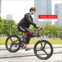 Load image into Gallery viewer, 350W Foldable Electric Mountain Bike +
