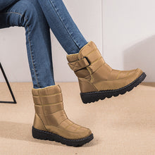 Load image into Gallery viewer, Velcro Snow Boots Winter Warm Plush Shoes Women Waterproof Winter Boots +
