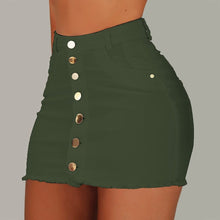 Load image into Gallery viewer, Pocket Denim Skirt +

