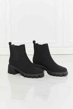 Load image into Gallery viewer, MMShoes Work For It Matte Lug Sole Chelsea Boots in Black +
