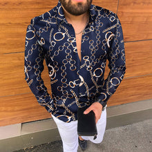 Load image into Gallery viewer, Men&#39;s Plus Size 3D Print Long Sleeve Club Shirt Casual Light Trendy Shirt +
