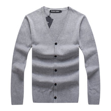 Load image into Gallery viewer, Classic Men&#39;s Outerwear V-Neck Slim Solid Color Sweater Long Sleeve Fashion Cardigan for Men +
