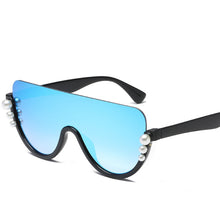 Load image into Gallery viewer, Beaded One-piece Sunglasses Women Fashionable Sunglasses +
