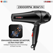 Load image into Gallery viewer, 5Core Hair Blow Dryer Lightweight Hair Dryer Ionic Ceramic Men Women Blower 1875W HDBM +
