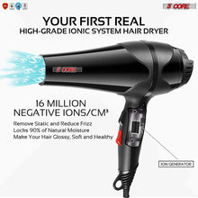 Load image into Gallery viewer, 5Core Hair Blow Dryer Lightweight Hair Dryer Ionic Ceramic Men Women Blower 1875W HDBM +

