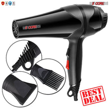 Load image into Gallery viewer, 5Core Hair Blow Dryer Lightweight Hair Dryer Ionic Ceramic Men Women Blower 1875W HDBM +
