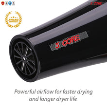 Load image into Gallery viewer, 5Core Hair Blow Dryer Lightweight Hair Dryer Ionic Ceramic Men Women Blower 1875W HDBM +
