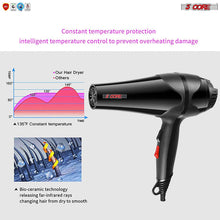 Load image into Gallery viewer, 5Core Hair Blow Dryer Lightweight Hair Dryer Ionic Ceramic Men Women Blower 1875W HDBM +
