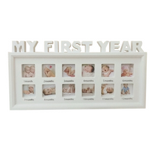 Load image into Gallery viewer, My First Year Baby 12 Month Photo Frame  Baby Accessory Newborn Gift Baby&#39;s Souvenirs +

