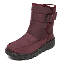 Load image into Gallery viewer, Velcro Snow Boots Winter Warm Plush Shoes Women Waterproof Winter Boots +
