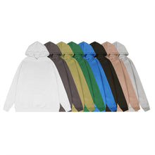 Load image into Gallery viewer, Men&#39;s Fashion Solid Color Hooded Plush Sweater +
