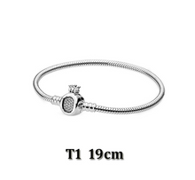 Load image into Gallery viewer, Sterling Silver Bracelet Round Hanging Beads +
