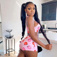 Load image into Gallery viewer, Printed Navel Sleeveless Vest Casual Shorts Set (+)
