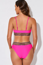 Load image into Gallery viewer, Leopard Contrast Bikini Set +
