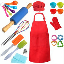 Load image into Gallery viewer, Kids Silicone Mold Baking Tool Egg Beater Bakery Tool Set Kitchen Tool +

