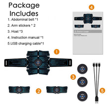 Load image into Gallery viewer, EMS Technology Abdominal Workout Simulator Abdominal Stick Muscle Abdomen Fat Burning Tool +
