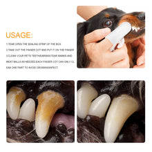 Load image into Gallery viewer, Pet Teeth Cleaning Wipes Dog Teeth Cleaning +

