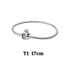 Load image into Gallery viewer, Sterling Silver Bracelet Round Hanging Beads +
