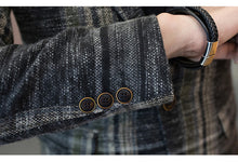 Load image into Gallery viewer, Slim Fit Men&#39;s Plaid Blazer Fashion Casual Jacket +
