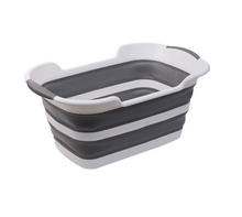 Load image into Gallery viewer, Multipurpose Silicone Foldable Basin Baby Shower Folding Tub Baby and Pet Bathtub Space-Saving Non-Slip Bucket +
