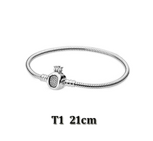 Load image into Gallery viewer, Sterling Silver Bracelet Round Hanging Beads +
