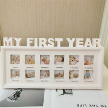 Load image into Gallery viewer, My First Year Baby 12 Month Photo Frame  Baby Accessory Newborn Gift Baby&#39;s Souvenirs +
