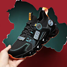 Load image into Gallery viewer, Hollow Blade Shock Absorption Sports Shoes Summer Breathable Flying Woven Casual Shoes (+)
