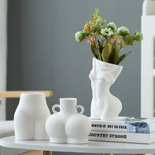 Load image into Gallery viewer, Body Art Vase - Ceramic Craft Decoration Vase - Sexy Shape Flower Pot +
