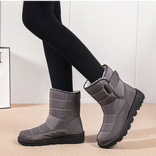 Load image into Gallery viewer, Velcro Snow Boots Winter Warm Plush Shoes Women Waterproof Winter Boots +
