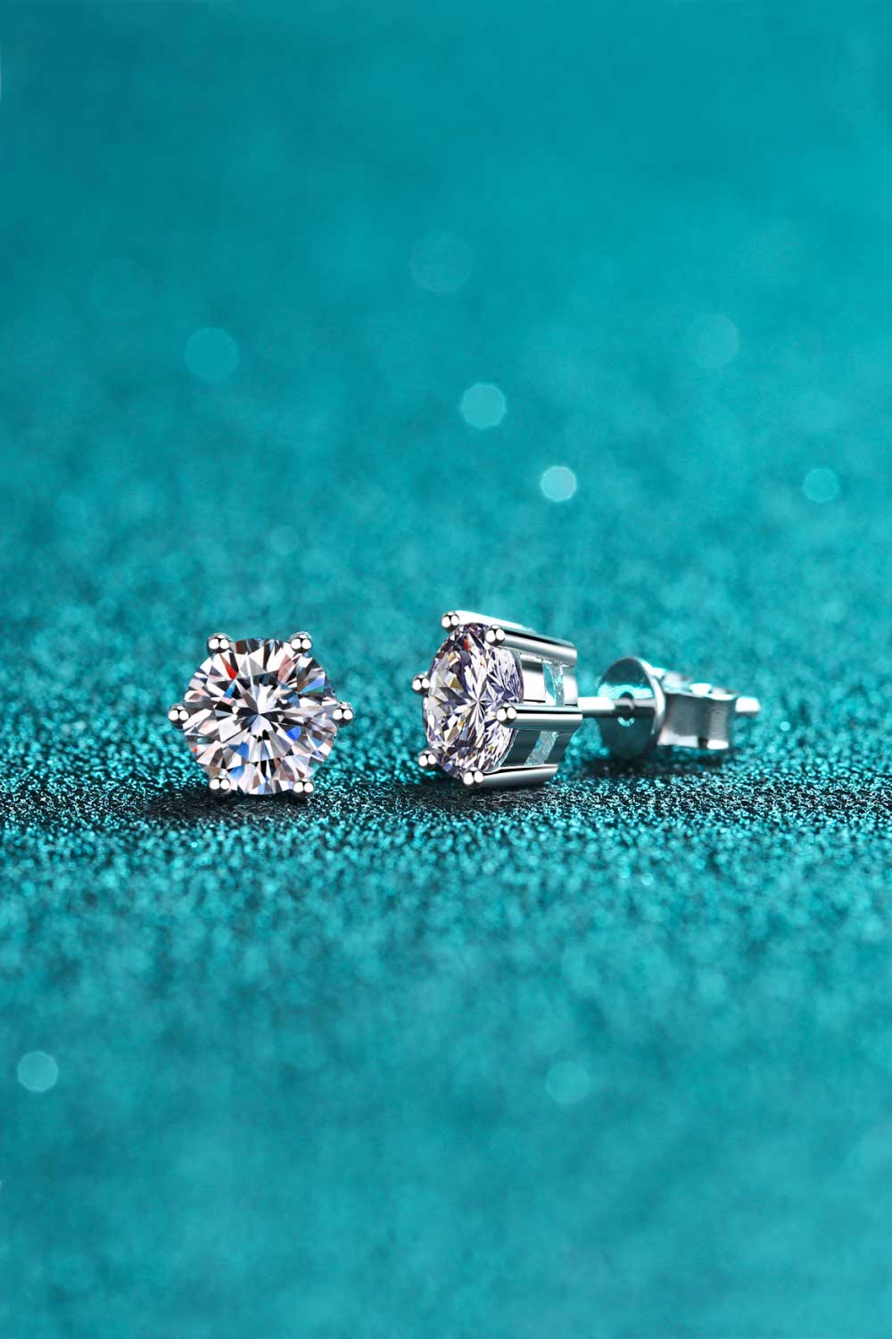 Endless Cheer Moissanite Stud Earrings +