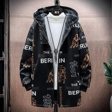Load image into Gallery viewer, Men Plus Size Velvet Padded Coat +
