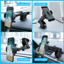Load image into Gallery viewer, Strong Car Phone Holder Long Rod Telescopic Mount Car Dashboard Suction Cup Phone Holder +
