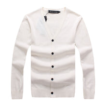 Load image into Gallery viewer, Classic Men&#39;s Outerwear V-Neck Slim Solid Color Sweater Long Sleeve Fashion Cardigan for Men +
