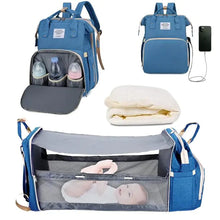 Load image into Gallery viewer, Portable Baby Bed Foldable Baby Backpack +
