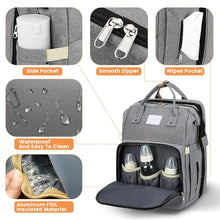 Load image into Gallery viewer, Portable Baby Bed Foldable Baby Backpack +
