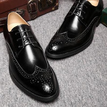 Load image into Gallery viewer, Bullock Men&#39;s Shoes Leather Men&#39;s High Class Shoes (+)
