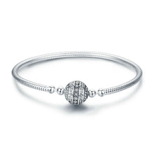 Load image into Gallery viewer, Element Sixth - Snake Chain Bracelet Reel S925 Sterling Silver Bangle Bracelet Beauty Wrist Women's Bracelet with Globe-Shaped Clasp +
