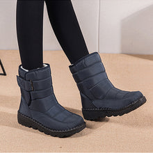 Load image into Gallery viewer, Velcro Snow Boots Winter Warm Plush Shoes Women Waterproof Winter Boots +
