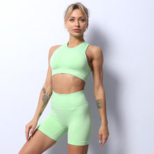 Load image into Gallery viewer, I Shaped High Intensity Vest Tight Fitting Yoga Set +
