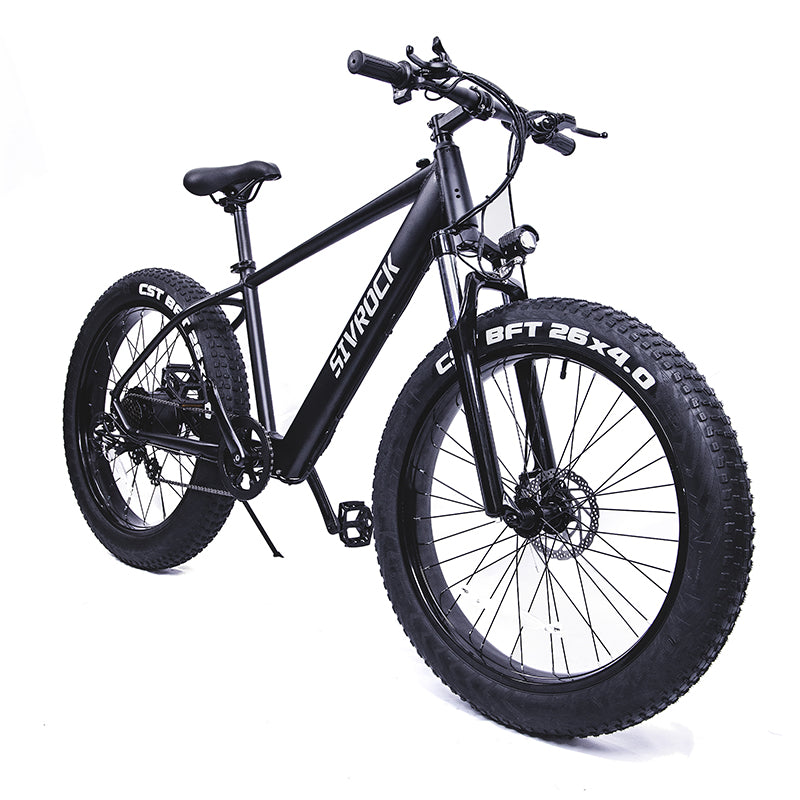 Sivrock Electric Bike 26'' Fat Tire 1000W Motor 48V 15Ah Large Battery Mountain E-Bike Shimano 7-Speed Bicycle +