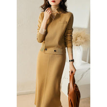Load image into Gallery viewer, Western Cardigan Jacket 2Piece Sweater Top &amp; Skirt or Pants Women&#39;s Outfits +
