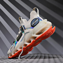Load image into Gallery viewer, Hollow Blade Shock Absorption Sports Shoes Summer Breathable Flying Woven Casual Shoes (+)
