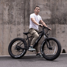Load image into Gallery viewer, Sivrock Electric Bike 26&#39;&#39; Fat Tire 1000W Motor 48V 15Ah Large Battery Mountain E-Bike Shimano 7-Speed Bicycle +
