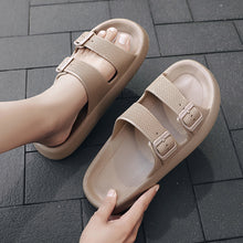 Load image into Gallery viewer, Light Beach Couple Slippers +
