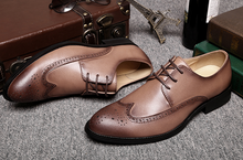 Load image into Gallery viewer, Bullock Men&#39;s Shoes Leather Men&#39;s High Class Shoes (+)
