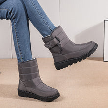 Load image into Gallery viewer, Velcro Snow Boots Winter Warm Plush Shoes Women Waterproof Winter Boots +
